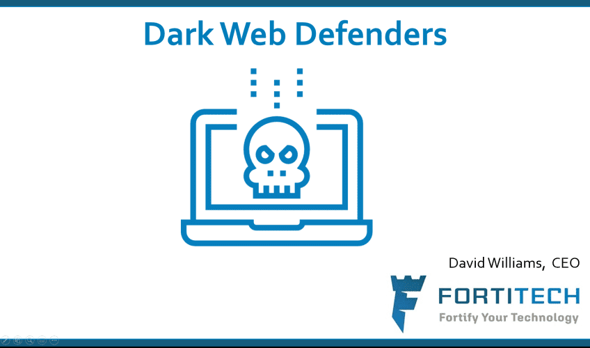 David Speaks: Turning your staff into Dark Web Defenders